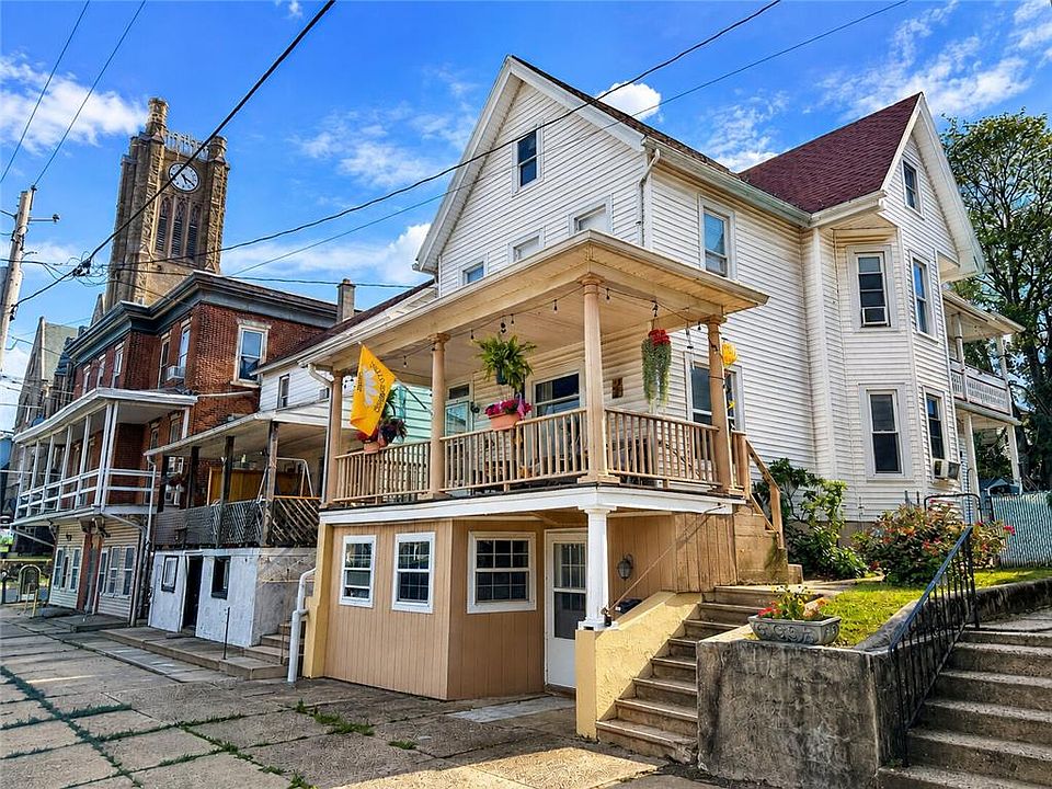 Traditional home with covered porch at 182 South 2nd Street in Lehighton